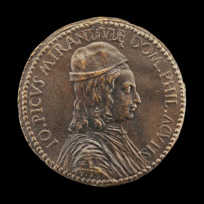 Giovanni Pico della Mirandola, 1463-1494, filosofi ja runoilija. tekijältä Medallist T.R.