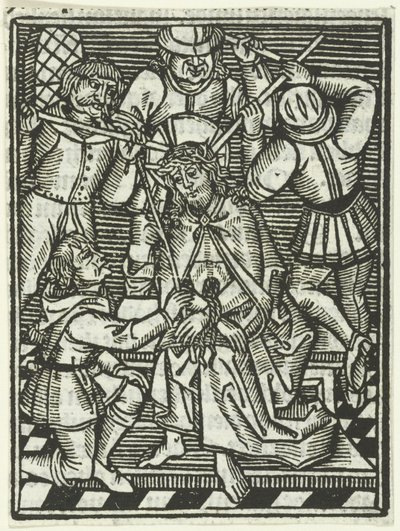 Orjantappurien kruunu tekijältä Meester van de Delbecq Schreiber Passie (attributed to)