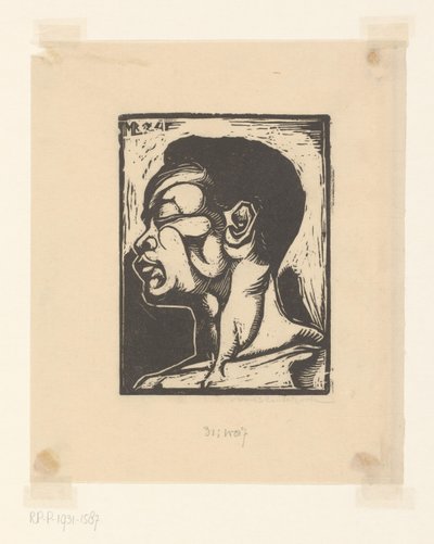 Musta mies tekijältä Meijer Bleekrode (signed by artist)