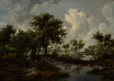 Metsäinen maisema tekijältä Meindert Hobbema