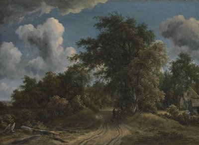 Woodland Road, n. 1670. tekijältä Meindert Hobbema