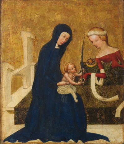 Pyhän mystinen häät. Catherine tekijältä Meister von Heiligenkreuz