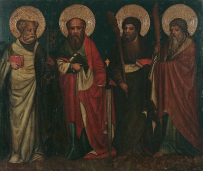 Apostolit Pietari, Paavali, Jaakob vanhin J ja Simon tekijältä Meister von Laufen