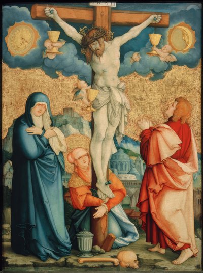 Kristuksen ristiinnaulitseminen tekijältä Meister von Messkirch