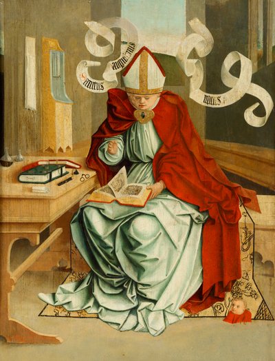 Pyhä Augustinus tekijältä Meister von Mondsee