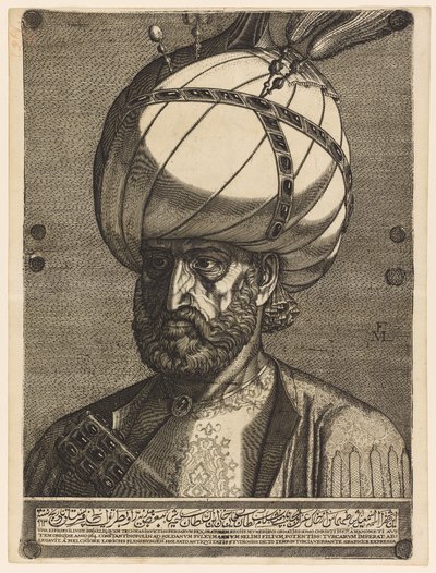 Persian suurlähettiläs Ismaelin muotokuva tekijältä Melchior Lorck