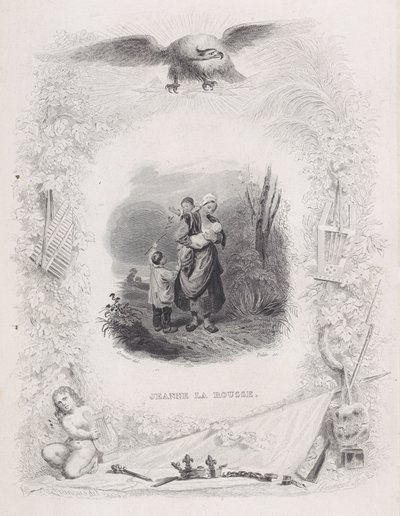 Jeanne the Redhead, de Les cançons de Béranger, 1829. finlandès tekijältä Melchior Peronard