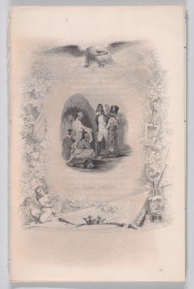 The Field of Asylum from The Songs of Béranger, 1829 tekijältä Melchior Peronard