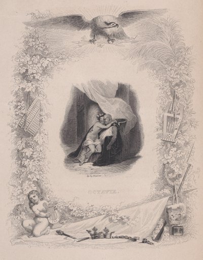 Octavie, The Songs of Béranger, 1829. tekijältä Melchior Peronard