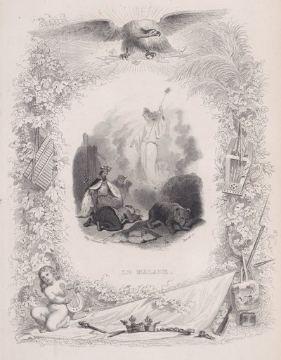 The Diseased, The Songs of Béranger, 1829 tekijältä Melchior Peronard