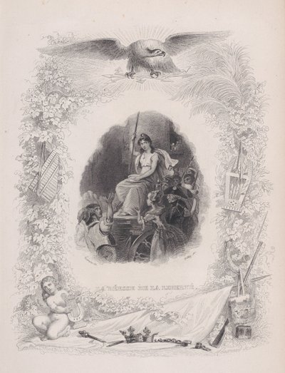Vapauden jumalatar, Bérangerin lauluista, 1829 tekijältä Melchior Peronard