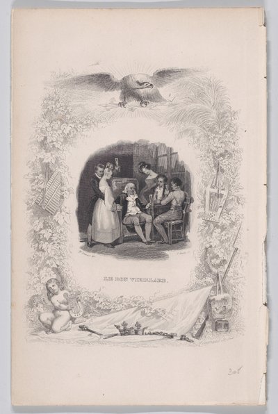 Hyvä vanha mies Bérangerin lauluista, 1829. tekijältä Melchior Peronard