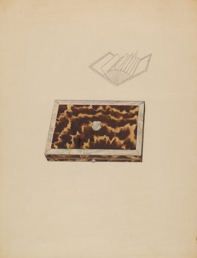 Korttikotelo, c. 1936. tekijältä Melita Hofmann