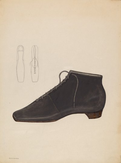 Naisten kenkä, c. 1936. tekijältä Melita Hofmann
