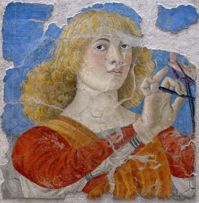 Melozzo da Forlin muusikkoenkeli, n. 1480 (fresko) tekijältä Melozzo da Forli
