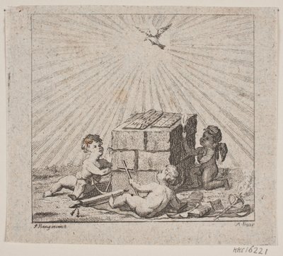 Vinjetti N. E. Ballelle "Theses Theologica" tekijältä Meno Haas