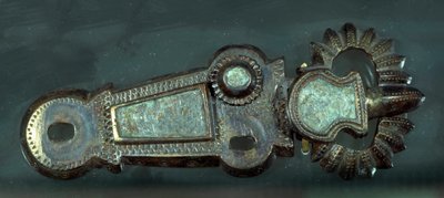 Merovingilainen taide: vyön solki. Pariisi, Musee Carnavalet tekijältä Merovingian