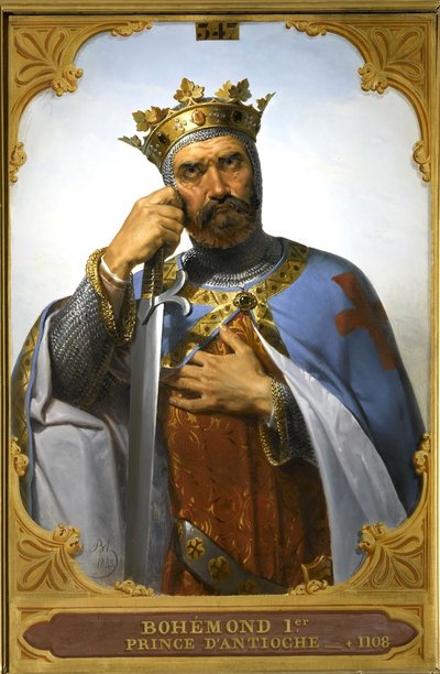 Bohemond I Antiokiasta, 1843. tekijältä Merry Joseph Blondel