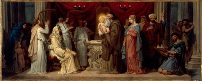 Présentation de Jésus au Temple Kristuksen esittely temppelissä tekijältä Merry Joseph Blondel