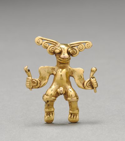 Figuuririipus, n. 1000-1550 (valettu kulta) tekijältä Mesoamerican Mesoamerican