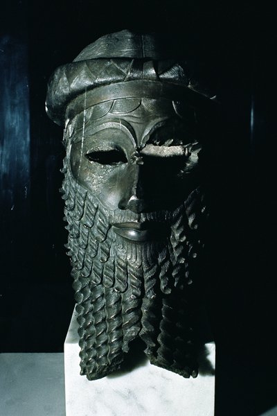 Sargon I:n pää (n. 2334-2279 eKr.) 2334-2200 eKr. (kupari) (katso myös 187024) tekijältä Mesopotamian