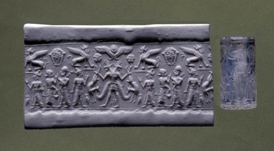 Sylinteritiiviste, Pohjois-Syyria (kvartsi) tekijältä Mesopotamian Mesopotamian