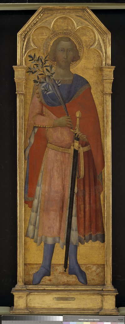 Sant Víctor de Sienafinnish tekijältä Mesteren for Palazzo Venezia Madonna