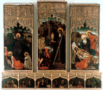 Santa Claran triptyykki, 1486 tekijältä Mestre Hilarius