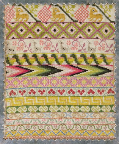 Kirjontanäyte (puuvilla) tekijältä Mexican School