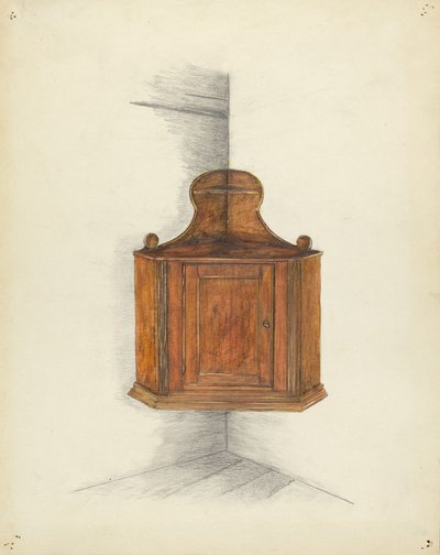 Kulmakaappi, c. 1953. tekijältä Meyer Goldbaum