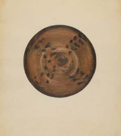 Piirakkalevy, n. 1936. tekijältä Meyer Goldbaum