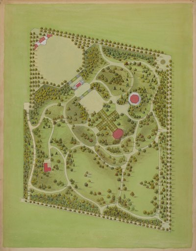 Washington Park, c. 1936. tekijältä Meyer Goldbaum