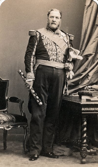 Marechal Foreyn (1804-1872) muotokuva . Valokuva Mayerista ja Piersonista tekijältä Meyer and Pierson