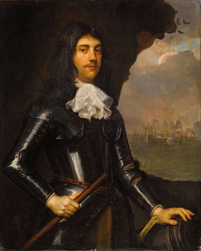 Amiraali Cornelis Maartenszoon Trompin muotokuva 1629-1691. tekijältä Meyssens