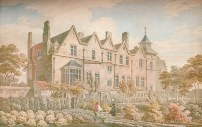 Marylebone Old Manor House: Garden Front, 1791, 1923 tekijältä Michael Angelo Rooker