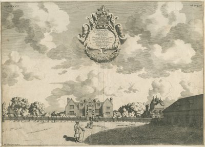 Bentley Hall: kuparilevykaiverrus, nd [1653 - 1686] tekijältä Michael Burghers