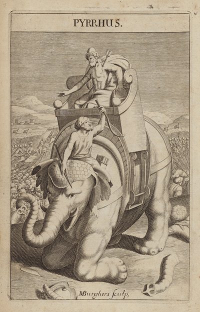 Pyrrhus, kreikkalainen kenraali ja valtiomies tekijältä Michael Burghers