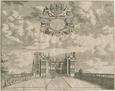 Trentham Hall: kaiverrus, nd [1686] tekijältä Michael Burghers