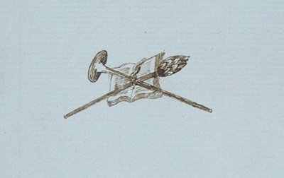 Piirustus Michael Faradayn leikekirjasta (kynä ja muste paperille) tekijältä Michael Faraday