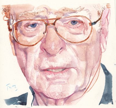 Michael Caine (akvarelli) tekijältä Michael Frith