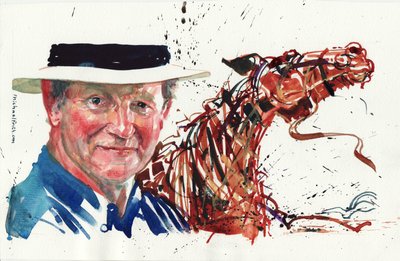Michael Morpurgo (akvarelli) tekijältä Michael Frith