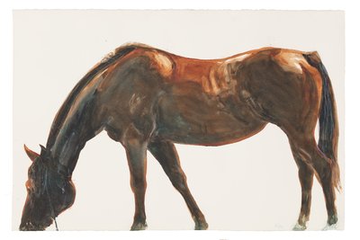 Nimetön, 2018 (akvarelli paperille) tekijältä Michael Frith