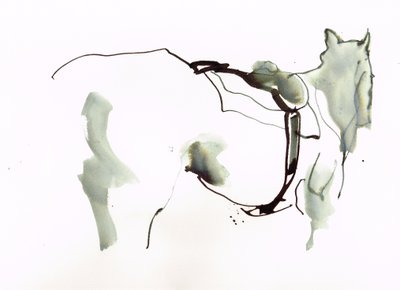 Nimetön, 2018 (akvarelli paperille) tekijältä Michael Frith