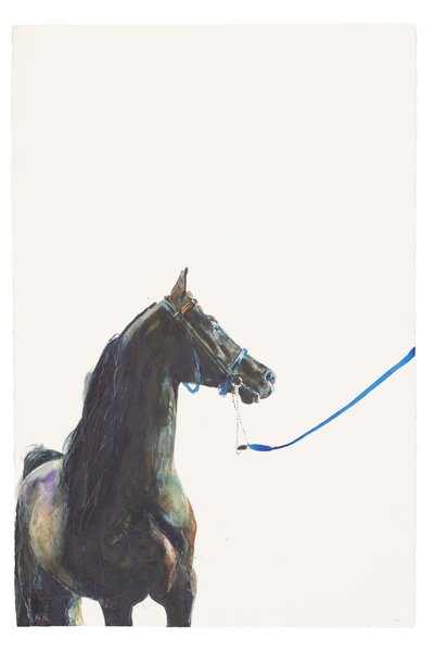 Nimetön, 2018 (akvarelli paperille) tekijältä Michael Frith