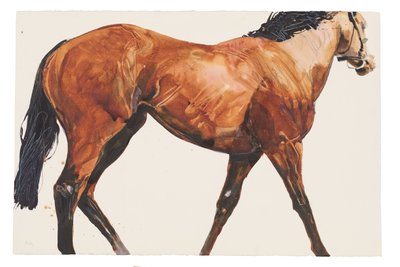 Nimetön, 2018 (akvarelli paperille) tekijältä Michael Frith