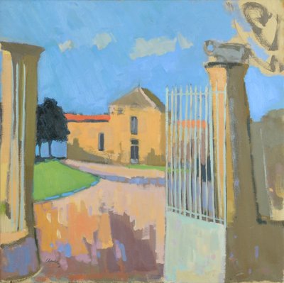Bages, Ranska, 2017 (öljy pellavalle) tekijältä Michael G. Clark