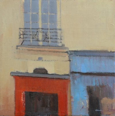 Pariisin värit, 2016 (öljy pellavalle) tekijältä Michael G. Clark