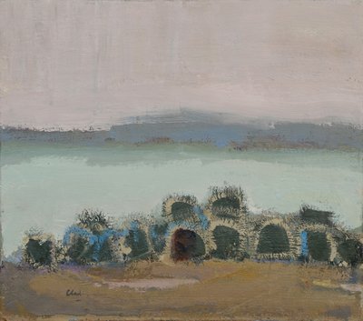 Creels, Mull, 2017 (öljyä pellavalle) tekijältä Michael G. Clark