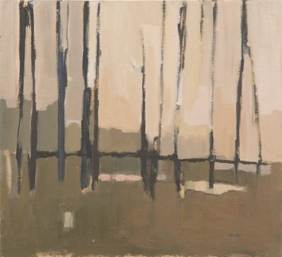 Jardins des Tuileries, 2017 (öljy pellavalle) tekijältä Michael G. Clark