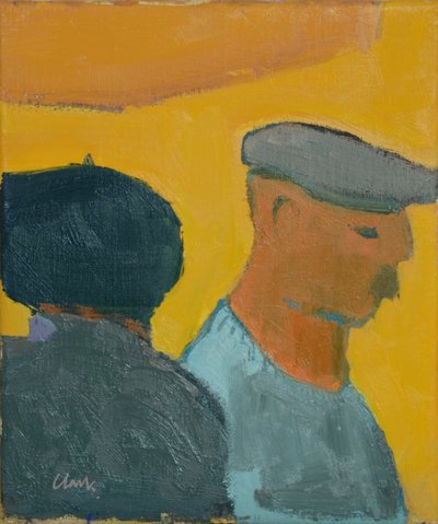 Markkinapäivä, 2017 (öljy pellavalle) tekijältä Michael G. Clark